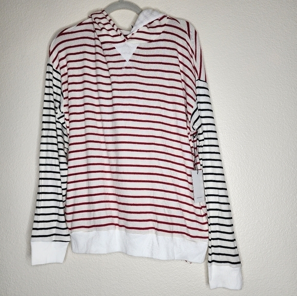 HYE PARK and LUNE Striped Hoodie 3 - Picture 2 of 9